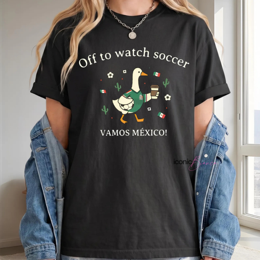 Ducky Soccer Mexico 2026 in Black