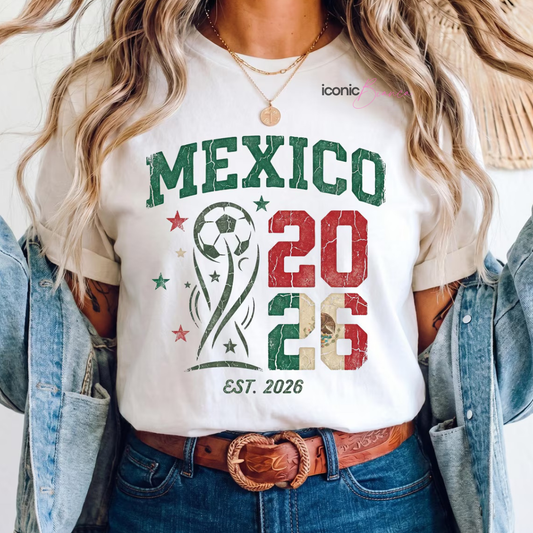 Mexico 2026 in White Only